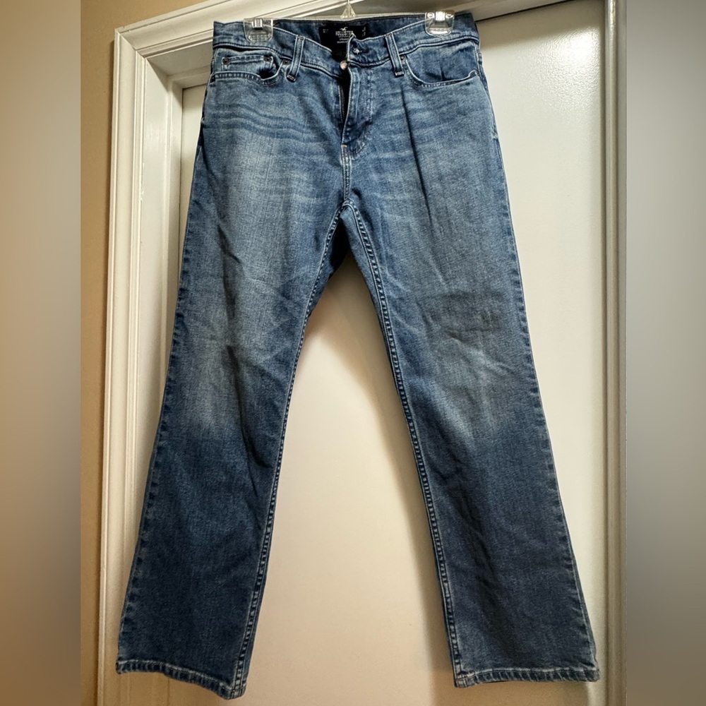 Hollister Men's Straight Blue Jeans